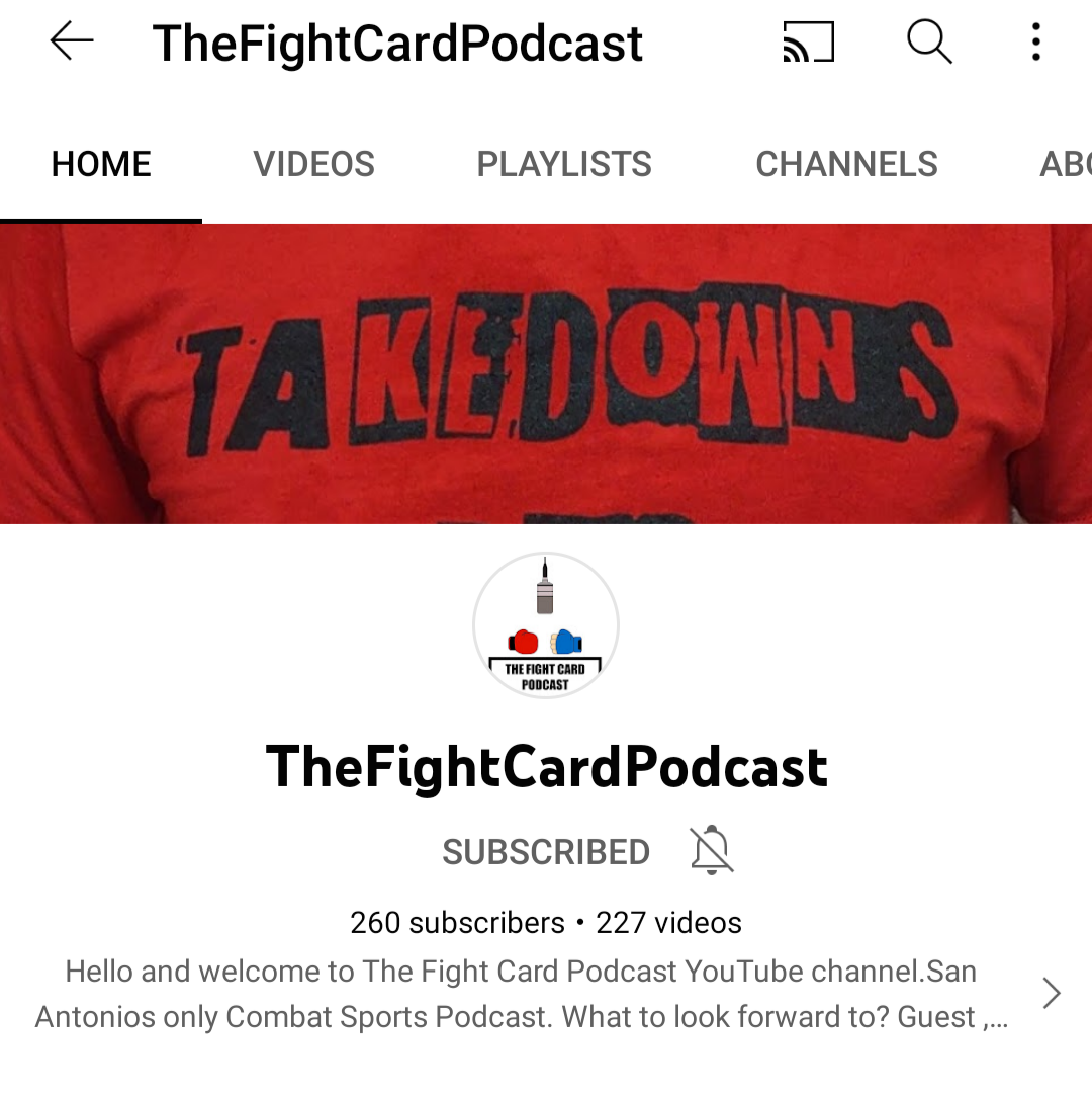 Chatting with TheFightCardPodcast!