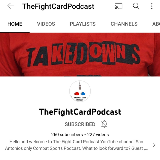 Chatting with TheFightCardPodcast!