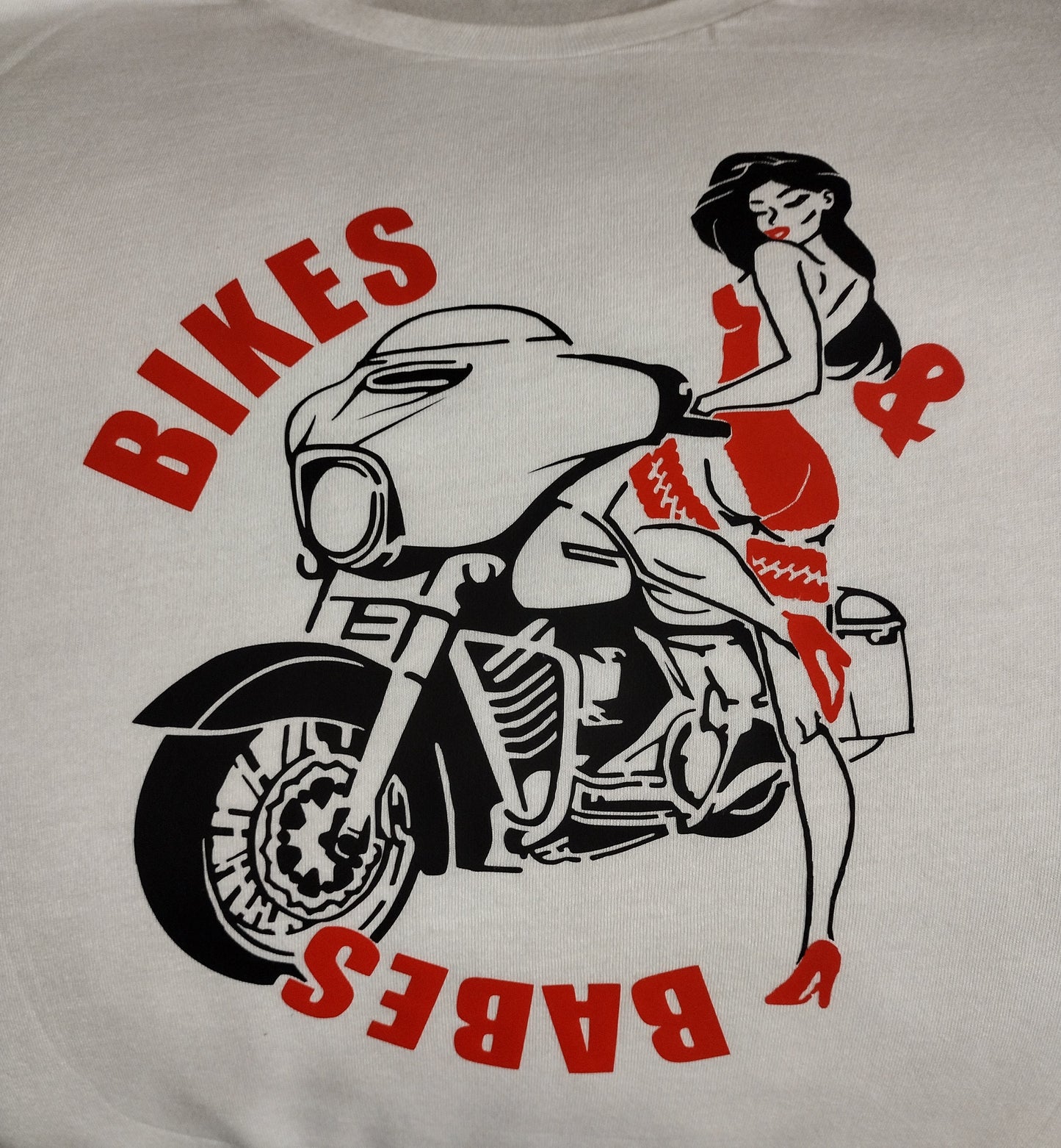 Women's Bikes & Babes Tshirt (Logo color options available)