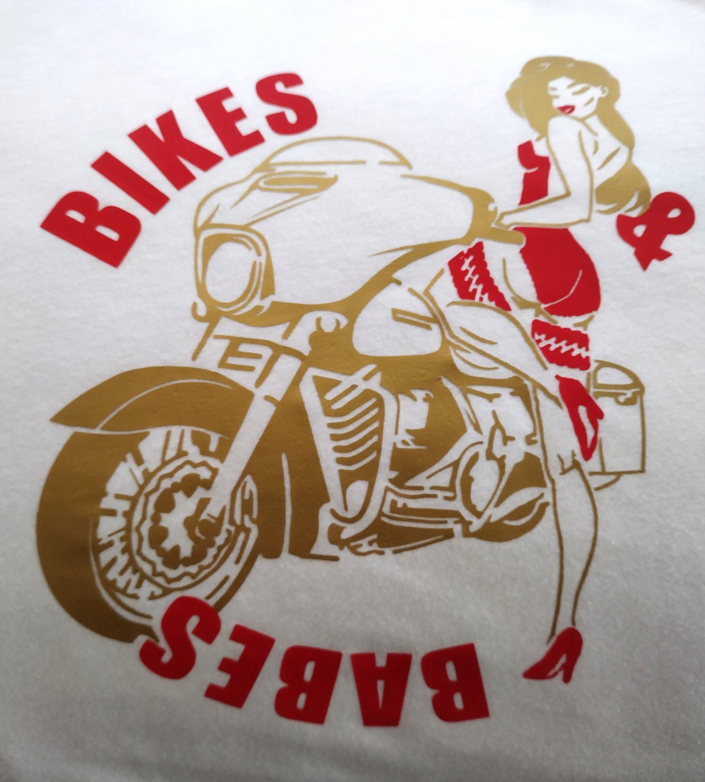 Men's Bikes & Babes Tshirt (Logo color options available)