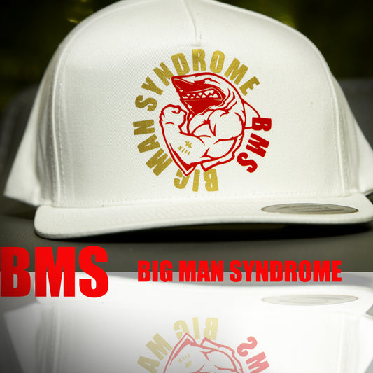 BMS Snapback Hat White