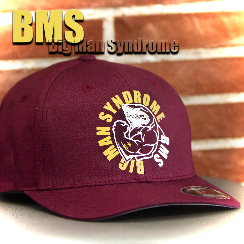 BMS Flexfit Hat Maroon